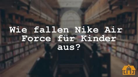 fallen nike air force klein aus